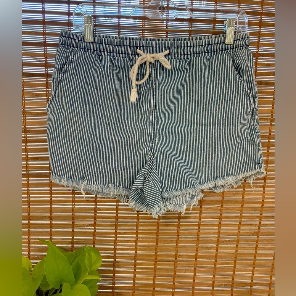 Striped Blue Women's Shorts